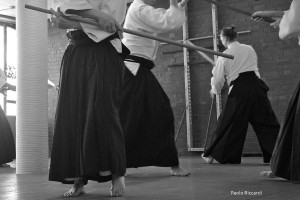 Pratica con jo e bokken